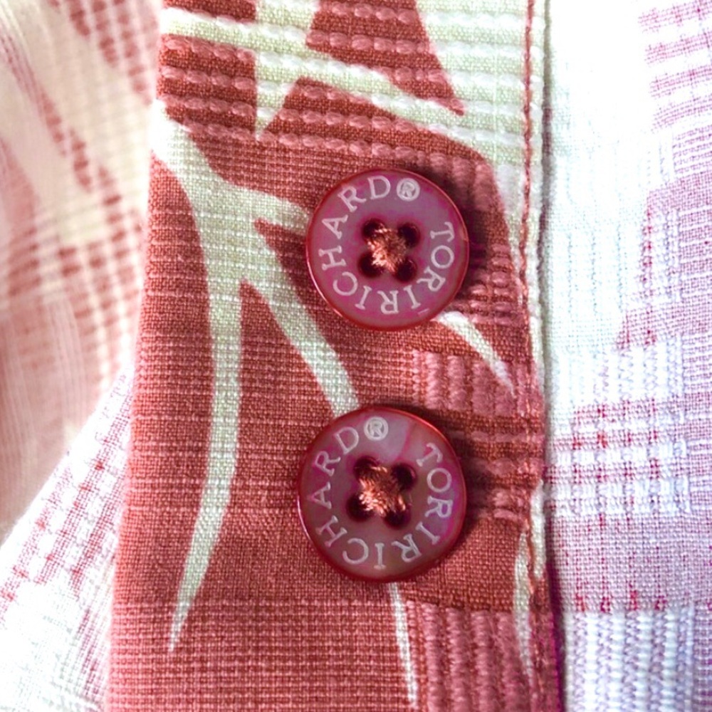 TORI RICHARD Hawaiian Short Sleeve Shirt Large - Picture 7 of 9